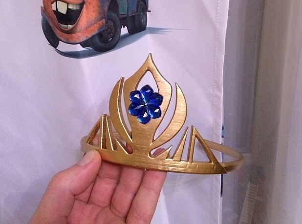 Free STL file Frozen elsa tiara headband crown 👑・Template to download ...